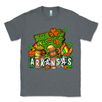 Charcoal Heather St. Patrick's Arkansas Classic Tee - OliviaCreatesArt