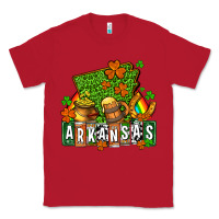 Red St. Patrick's Arkansas Classic Tee - OliviaCreatesArt