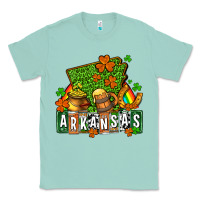 Seafoam St. Patrick's Arkansas Classic Tee - OliviaCreatesArt