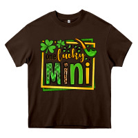 Chocolate Brown One lucky mini St. Patrick's Heavy Core Tee - OliviaCreatesArt