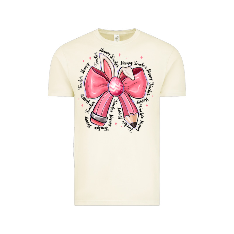 Easter Bunny Pencil Bow Vintage Tee by CowhideDigitalArt | Teevron