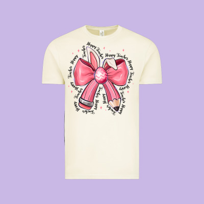 Easter Bunny Pencil Bow Vintage Tee Designed By Cowhidedigitalart
