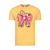 Vintage Mustard easter bunny pencil bow Vintage Tee - CowhideDigitalArt