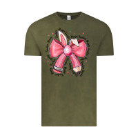 Vintage Olive easter bunny pencil bow Vintage Tee - CowhideDigitalArt