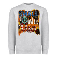 Heather Grey small town usa gemstone Heavyweight Sweatshirt - Jasminsmagicworld