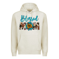 Oatmeal Heather blessed mom Premium Hoodie - Artiststas