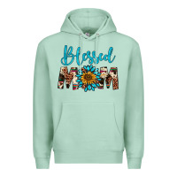 Seafoam blessed mom Premium Hoodie - Artiststas