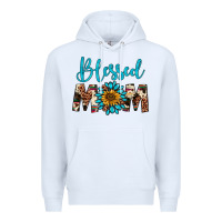 White blessed mom Premium Hoodie - Artiststas
