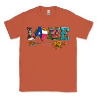 Copper love texas serape cowhide cactus and sunflowers Classic Tee - Artiststas