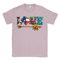 Lilac love texas serape cowhide cactus and sunflowers Classic Tee - Artiststas