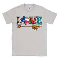 Moon Dust love texas serape cowhide cactus and sunflowers Classic Tee - Artiststas