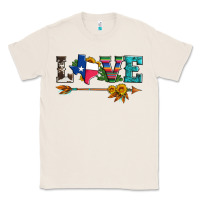 Natural love texas serape cowhide cactus and sunflowers Classic Tee - Artiststas