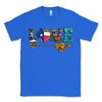 True Royal love texas serape cowhide cactus and sunflowers Classic Tee - Artiststas