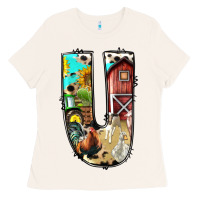 Bone farm life alphabet lowercase letters u Ladies Tee - BundleAndBundleShop