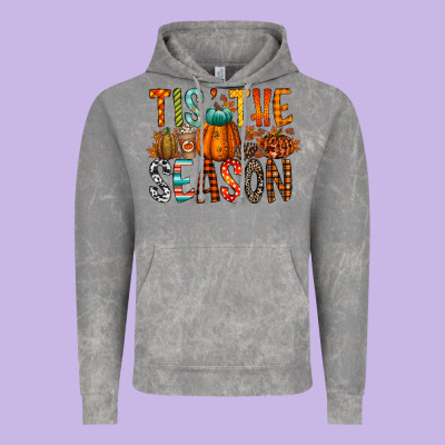 Tis The Season Vintage Hoodie Designed By Racoondesign