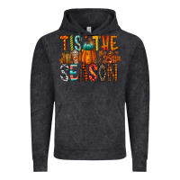 Vintage Black tis the season Vintage Hoodie - RacoonDesign