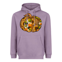 Lavender leopard cowhide sunflower pumpkin Heavyweight Hoodie - Jasminsmagicworld