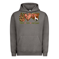 Pigment Tornado Peace Love Jack Russel Urban Hoodie - Jasminsmagicworld