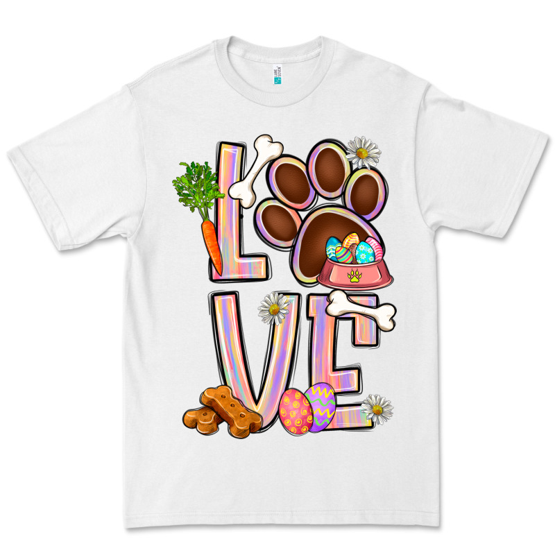 Tie Dye Easter Love Dog Paw Premium Tee by BundleAndBundleShop | Teevron