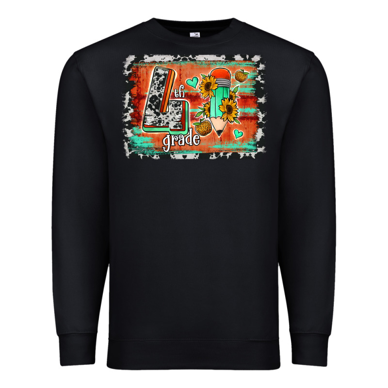 Western Back To School 4th Grade Premium Sweatshirt by Jasminsmagicworld | Teevron