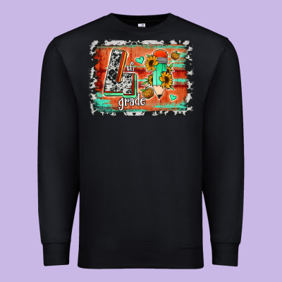 Western Back To School 4th Grade Premium Sweatshirt Designed By Jasminsmagicworld