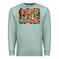 Seafoam western back to school 4th grade Premium Sweatshirt - Jasminsmagicworld