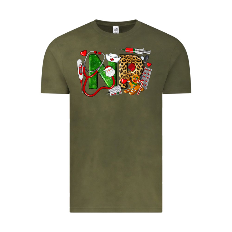 Christmas Nr Nurse Practitioner Nurse Vintage Tee by LillyAllenDesigns | Teevron
