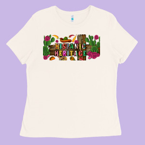 Hispanic Heritage Libbey Cup Ladies Tee Designed By Bundleandbundleshop