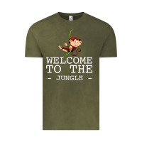 Vintage Olive Welcome To The Jungle Vintage Tee - Bettercallsaul