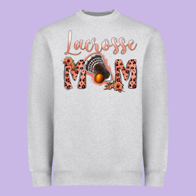 Pink Lacrose Mom Heavyweight Sweatshirt Designed By Jasminsmagicworld
