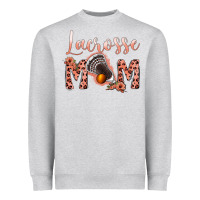 Heather Grey pink lacrose mom Heavyweight Sweatshirt - Jasminsmagicworld