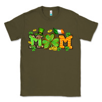 Army Green St. Patrick's Day mom Classic Tee - OliviaCreatesArt