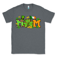 Charcoal Heather St. Patrick's Day mom Classic Tee - OliviaCreatesArt