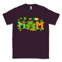 Plum St. Patrick's Day mom Classic Tee - OliviaCreatesArt
