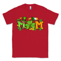 Red St. Patrick's Day mom Classic Tee - OliviaCreatesArt