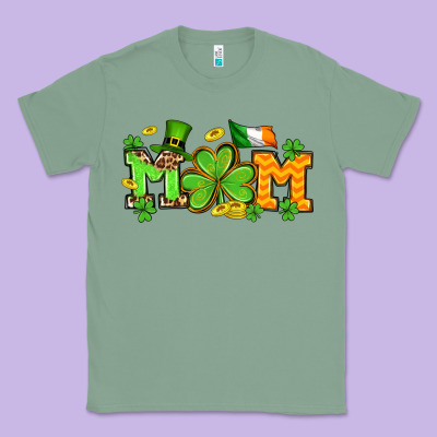St. Patrick's Day Mom Classic Tee Designed By Oliviacreatesart
