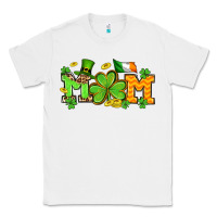 White St. Patrick's Day mom Classic Tee - OliviaCreatesArt