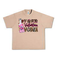 Burro V is For Valentine Vodka Urban Heavy Tee - CowhideDigitalArt