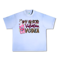 Grape Ice V is For Valentine Vodka Urban Heavy Tee - CowhideDigitalArt