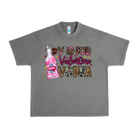 Tornado V is For Valentine Vodka Urban Heavy Tee - CowhideDigitalArt