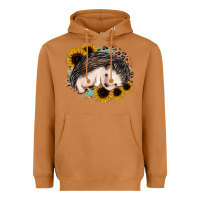 Meerkat sleeping hedgehog sunflower leopard Heavyweight Hoodie - Jasminsmagicworld