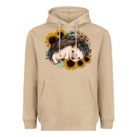 Mushroom sleeping hedgehog sunflower leopard Heavyweight Hoodie - Jasminsmagicworld