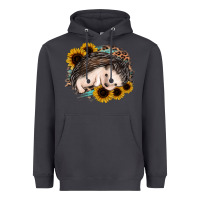 Smoke sleeping hedgehog sunflower leopard Heavyweight Hoodie - Jasminsmagicworld