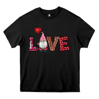 Black valentine's day gnomes love Heavy Core Tee - RanaPortraitStore
