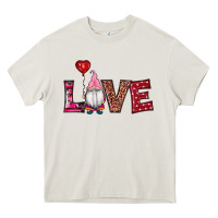 Cream valentine's day gnomes love Heavy Core Tee - RanaPortraitStore