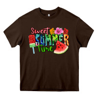 Chocolate Brown Sweet summer time Heavy Core Tee - FaDigitalArtStudio