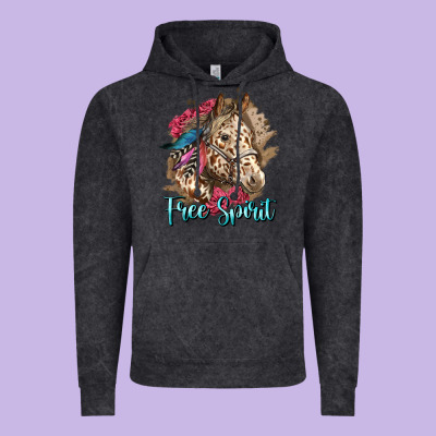 Free Spirit Appaloosa Horse Vintage Hoodie Designed By Lillyallendesigns
