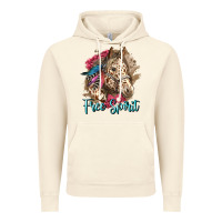 Vintage Artic free spirit appaloosa horse Vintage Hoodie - LillyAllenDesigns
