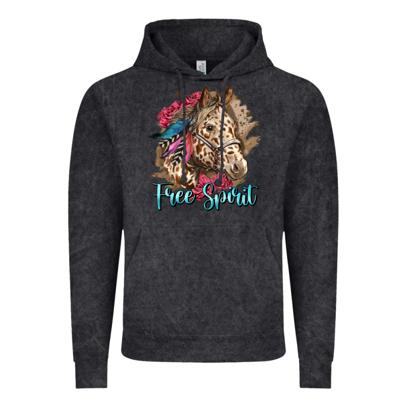Free Spirit Appaloosa Horse Vintage Hoodie by LillyAllenDesigns | Teevron