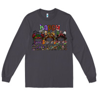 Smoke happy hallothanksmas Long Sleeve Tee - SublimationCraftShop
